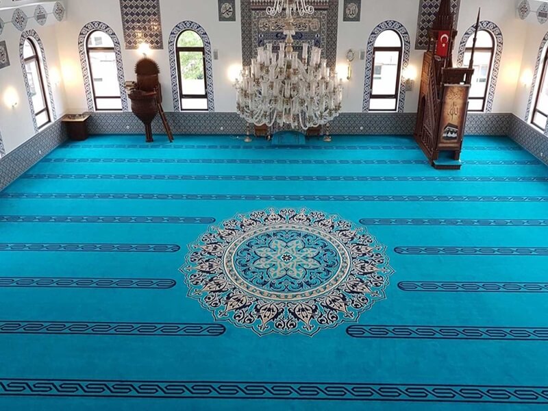 Mosque Carpets Blue